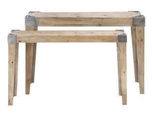 Classic Wooden Console Table With Soothing And Warm Effect by Benzara