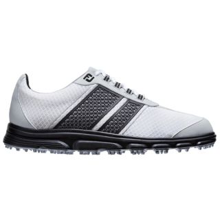 FootJoy Mens FJ Superlites CT White/Black Spikeless Golf Shoes