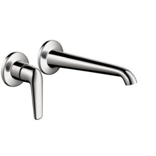 Hansgrohe Axor Bouroullec Wall Mount 1 Handle Bathroom Faucet Trim Kit in Chrome (Valve Not Included) 19125001