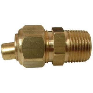 Sioux Chief 1/2 in. x 3/8 in. Lead Free Brass Compression x MIP Adapter with Insert 909 40161601