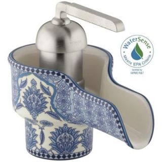 KOHLER Marrakesh Single Hole Single Handle Low Arc Water Saving Bathroom Faucet in Biscuit K 11000 BU 96