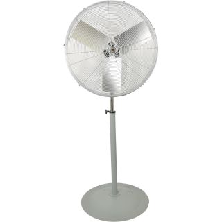 TPI Industrial Oscillating Pedestal Fan — 30in., 1/4 HP, 6000 RPM, Model# ACU-30-PO  Oscillating Pedestal Fans