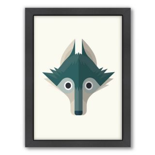 Americanflat Wolf Art Framed Graphic Art