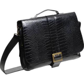 Womens Soapbox Bags Jesse Black Croc   15428068   Shopping