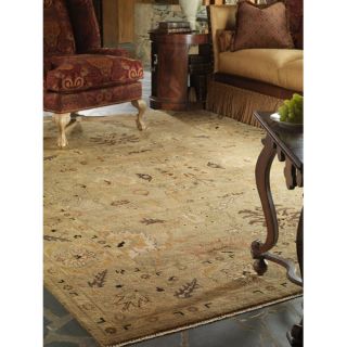 Eritrea Hand Knotted Beige Area Rug by Meridian Rugmakers