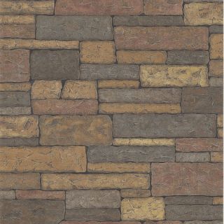 Brewster Home Fashions Northwoods Slate 33 x 20.5 Trompe Embossed