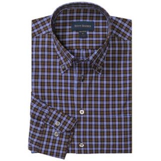 Scott Barber James Plain Weave Check Shirt (For Men) 7950G 70
