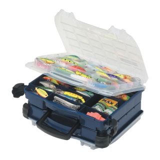 Plano 2 Sided Double Cover Blue Tackle Box 3952 10   15447520