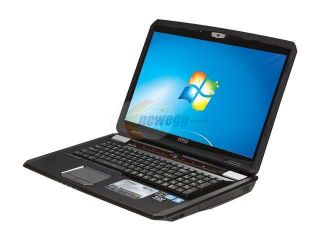 MSI GX780 011US Intel Core i7 2630QM(2.00GHz) 12GB Memory 750GB HDD 17.3" Notebook Windows 7 Home Premium 64 bit