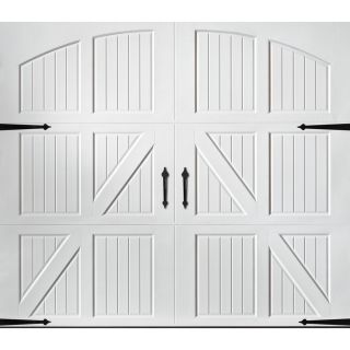 Pella Carriage House Series 108 in x 84 in White Single Garage Door