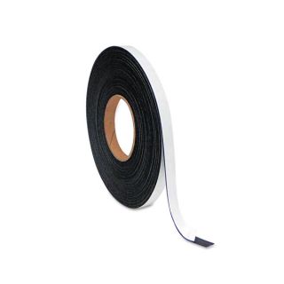 MasterVision Black Magnetic Adhesive Tape Roll