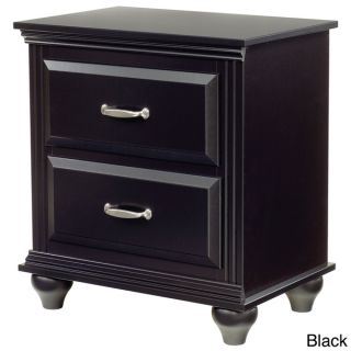 Fully Assembled Nightstand with Two Drawers (26 x 16 x 24