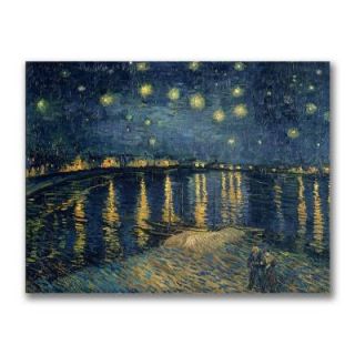 Trademark Fine Art 35 in. x 47 in. The Starry Night II Canvas Art BL0383 C3547GG