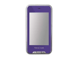 Visual Land V Touch Pro 3" Purple 4GB  / MP4 Player ME 965L