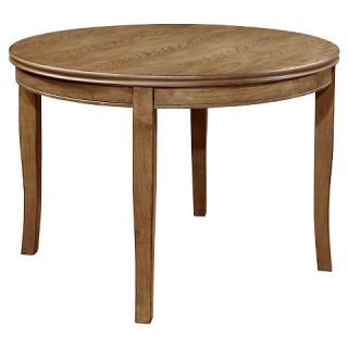 Simple Wood Round Table   Natural Tone
