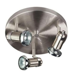 CANARM Shay 3 Light Brushed Nickel with Chrome Accents ICW391A03BCH10