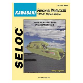 Seloc PWC Engine Maintenance And Repair Manual Kawasaki 73 91 300 500 Series 87699