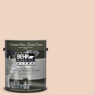 BEHR Premium Plus Ultra 1 gal. #UL140 15 Porcelain Skin Interior Semi Gloss Enamel Paint 375001