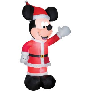 Costumes for all Occasions SS86509G Airblown Mickey In Santa Suit