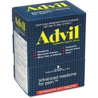 Advil Pain Reliever / Fever Reducer (Ibuprofen) Tablet Dispenser 2 count