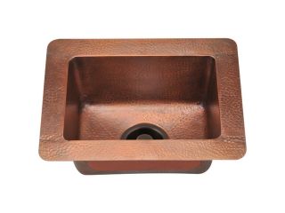 MR Direct 905 Small Single Bowl Copper Sink