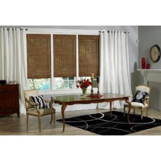 Victoria Hills Collection Bamboo Roman Shade in Natural Finish 27 x 48