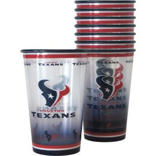 NFL 20 oz Houston Texans Plastic Souvenir Cups, 8pk