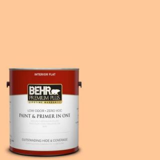 BEHR Premium Plus 1 gal. #P230 4 Citrus Punch Flat Interior Paint 140001