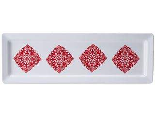 Q Squared Rectangular Serving Platter Diamond Red
