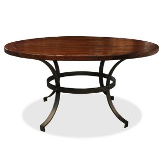 Tahoe Wrought Iron Round Dining Table   15667317  
