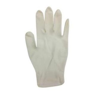 Condor Size XL Disposable Gloves, Latex, Natural, 21DL21