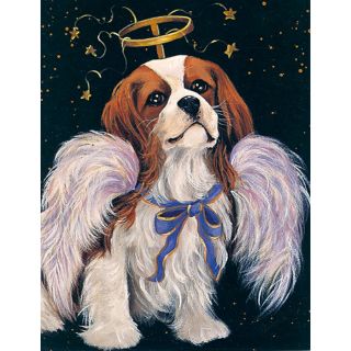 Precious Pet Paintings Cavalier King Charles Spanie (No Theme) Flag