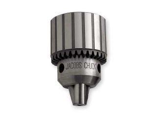 JACOBS 6255D Drill Chuck, Keyed, Steel, 0.250 In, 3/8 24