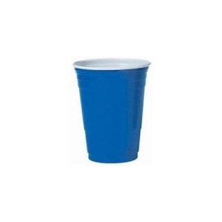 Solo Plastic Party Cup   16 Oz   50/pack   Polystyrene   Blue (P16BRLPK_35)