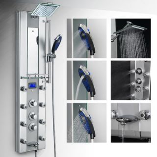 AKDY Thermostatic Tower Rainfall Shower Panel System