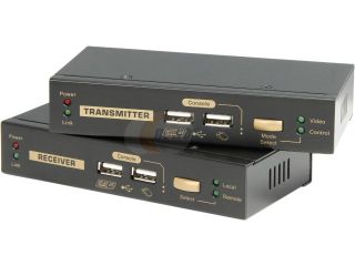 LINKSKEY LKV E432 Cat5 USB VGA KVM Extender Set (300 Meter)