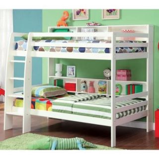 Contemporary Carla Twin over Twin Bunk Bed with Storage
