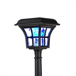 HGTV HOME Solar Powered Color Changing LED Post Light   7804874