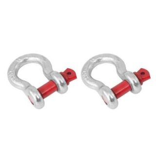 Rugged Ridge 7/8 in. Steel D Ring Shackle (2 Pack) 11235.03