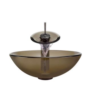 Mr Direct 601 Taupe Oil Rubbed Bronze Bathroom Sink and Faucet