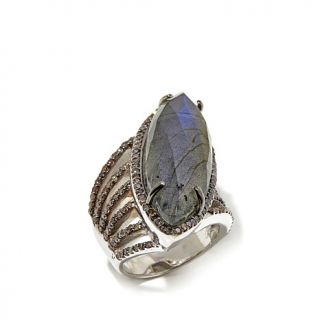 Rarities Fine Jewelry with Carol Brodie Marquise Labradorite & Champagne D   7950416