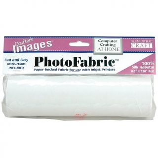 Crafter's Images PhotoFabric 100% Silk Habotai   8 1/2" x 120" Roll