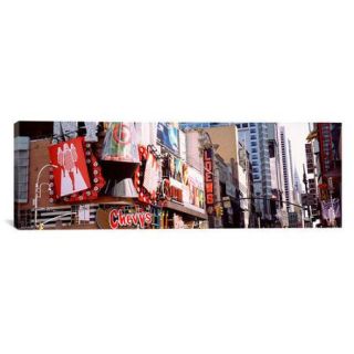 iCanvas Panoramic Times Square, New York Photographic Print on Canvas