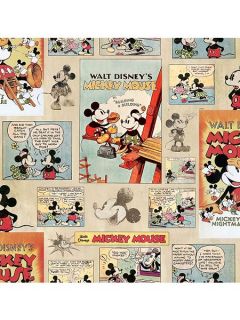 Graham & Brown Mickey Mouse Vintage Wallpaper