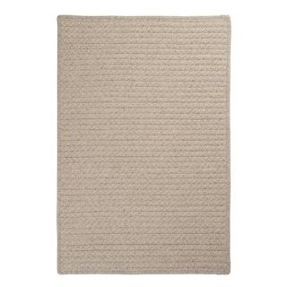 Colonial Mills Natural Wool Houndstooth Braided Cream Area Rug