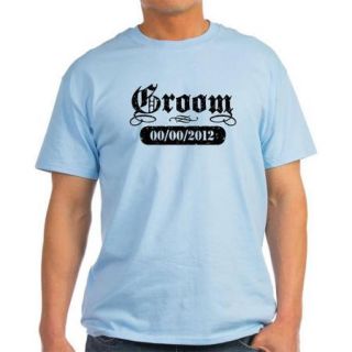  Personalized Groom (Add Wedding Date) Light T Shirt