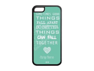 Marilyn Monroe Quotes 02 Back Cover Case for iPhone 5C TPU