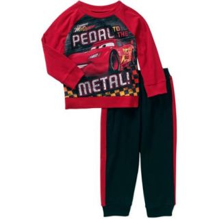 Disney Cars Baby Toddler Boy Hangdown Tee and Pants Outfit Set