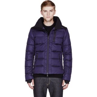 Moncler Royal Purple Quilted Down Soulare Jacket