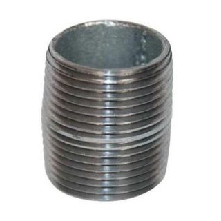 Value Brand Nipple, Galvanized Welded Steel, 6P821